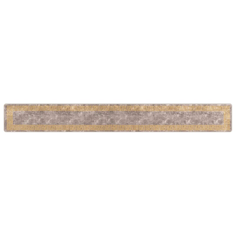 vidaXL Χαλί Runner MARSA Γκρι 50 x 400 εκ. Πολυέστερ και PVC