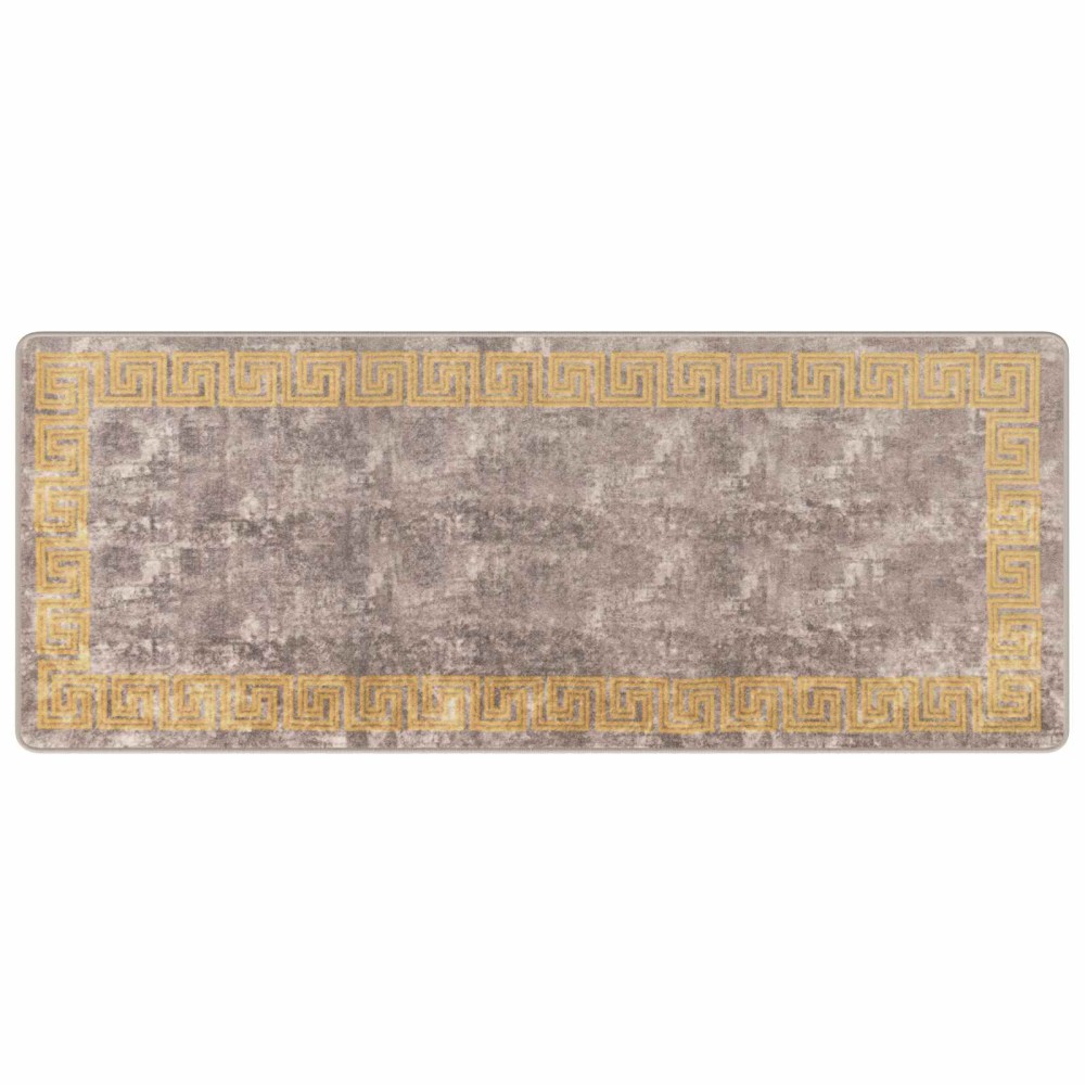 vidaXL Χαλί Runner MARSA Γκρι 80 x 200 cm Πολυέστερ και PVC