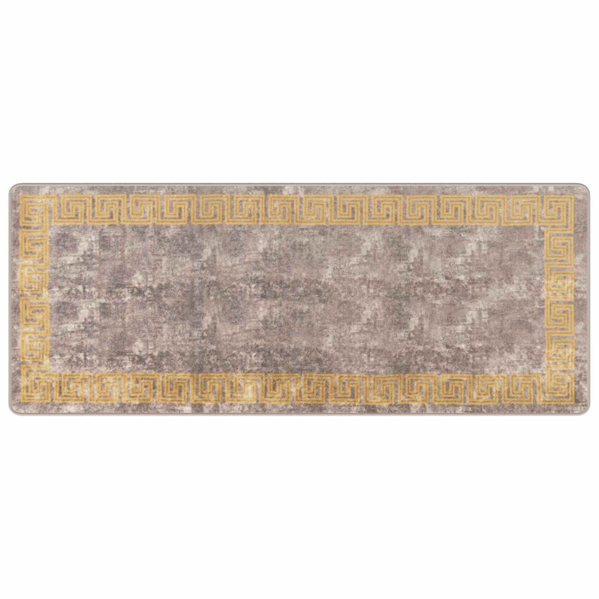 vidaXL Χαλί Runner MARSA Γκρι 80 x 200 cm Πολυέστερ και PVC