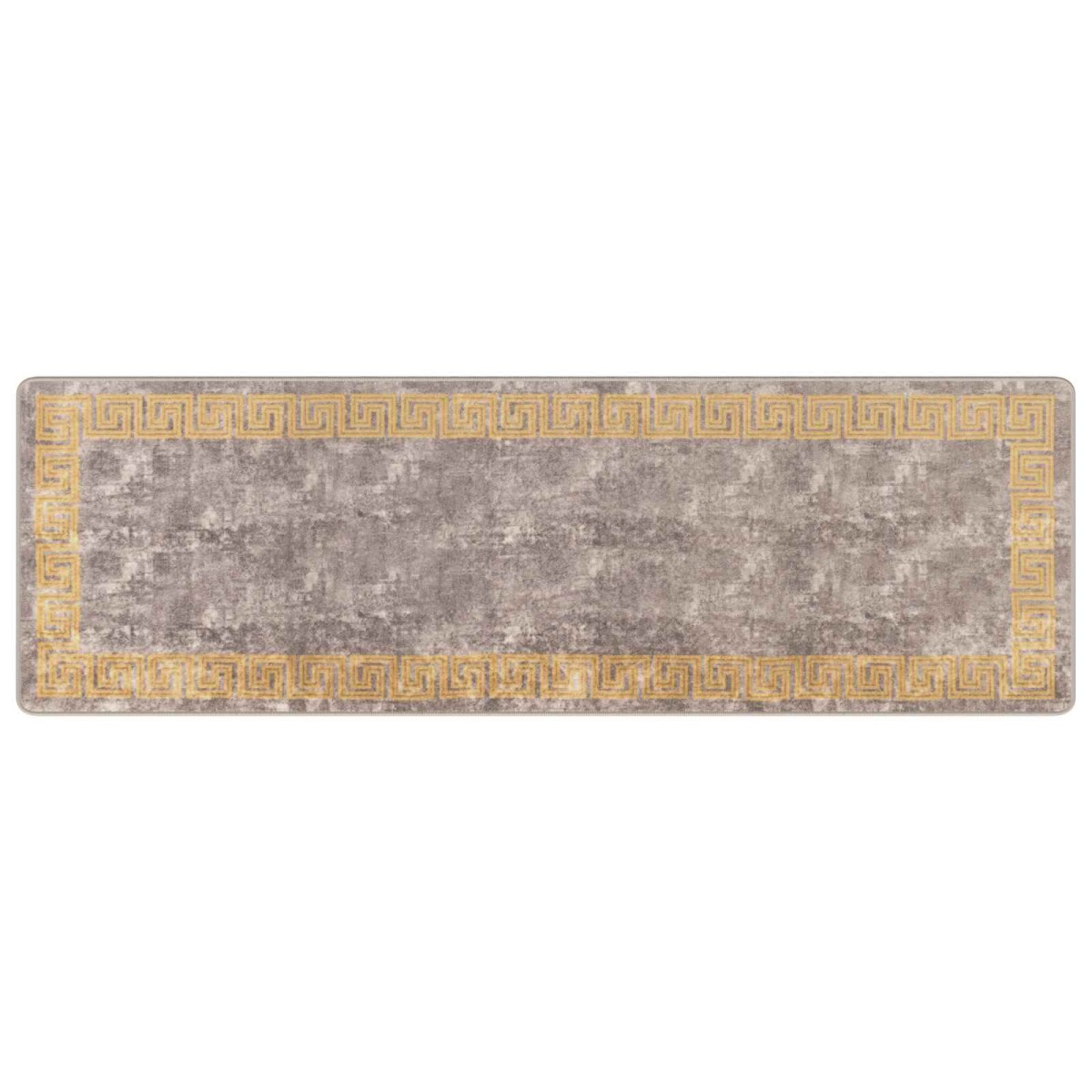 vidaXL Χαλί Runner MARSA Γκρι 80 x 250 cm Πολυέστερ και PVC