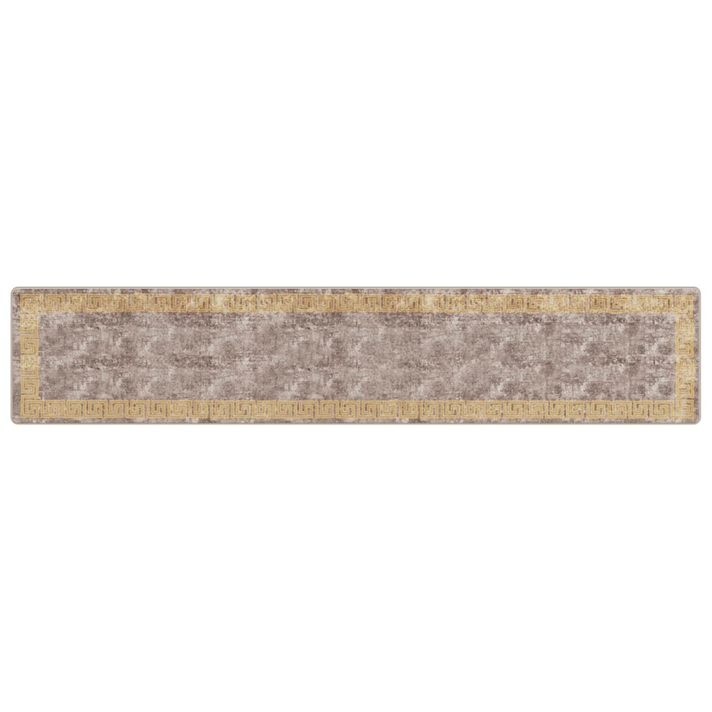 vidaXL Χαλί Runner MARSA Γκρι 80 x 400 εκ. Πολυέστερ και PVC