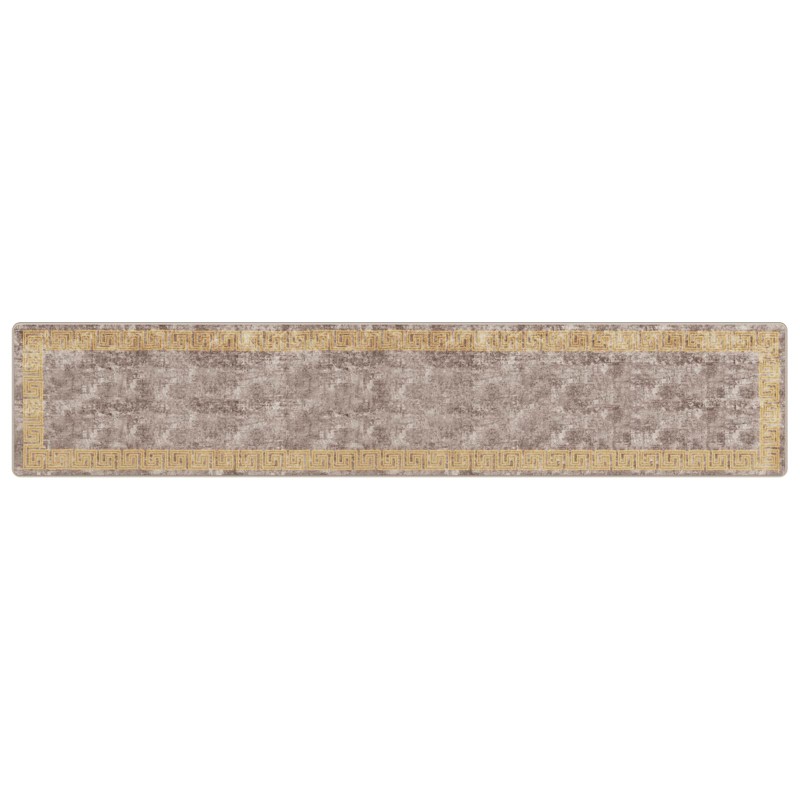 vidaXL Χαλί Runner MARSA Γκρι 80 x 400 εκ. Πολυέστερ και PVC