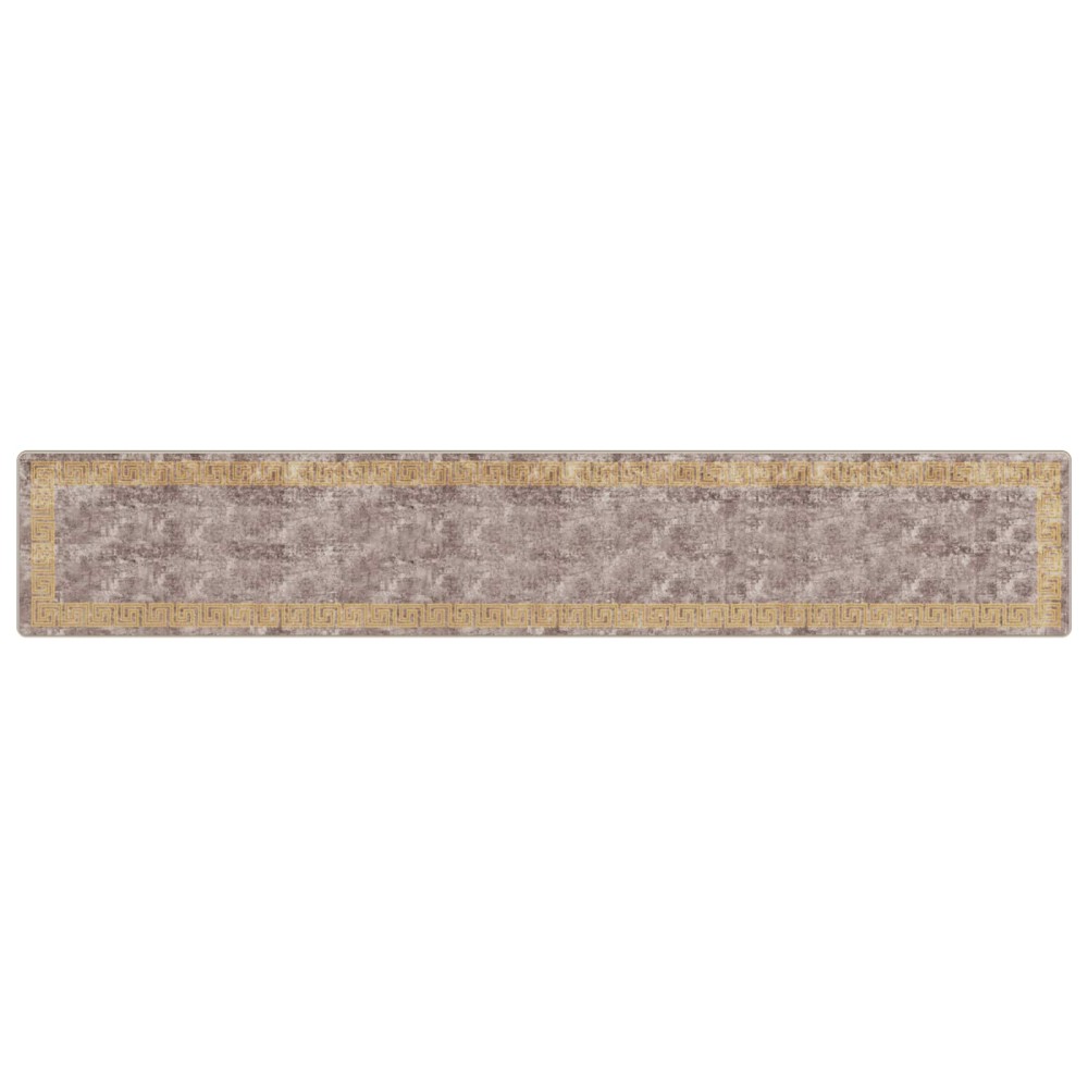 vidaXL Χαλί Runner MARSA Γκρι 80 x 450 εκ. Πολυέστερ και PVC