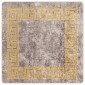 vidaXL Χαλί Runner MARSA Γκρι 100 x 100 cm Πολυέστερ και PVC