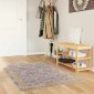 vidaXL Χαλί Runner MARSA Γκρι 100 x 150 cm Πολυέστερ και PVC