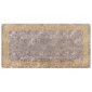vidaXL Χαλί Runner MARSA Γκρι 100 x 200 cm Πολυέστερ και PVC