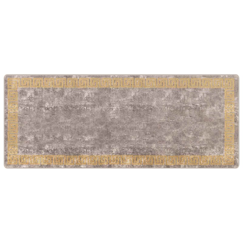 vidaXL Χαλί Runner MARSA Γκρι 100 x 250 cm Πολυέστερ και PVC