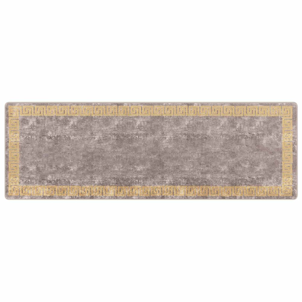 vidaXL Χαλί Runner MARSA Γκρι 100 x 300 cm Πολυέστερ και PVC