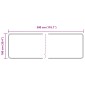 vidaXL Χαλί Runner MARSA Γκρι 100 x 300 cm Πολυέστερ και PVC