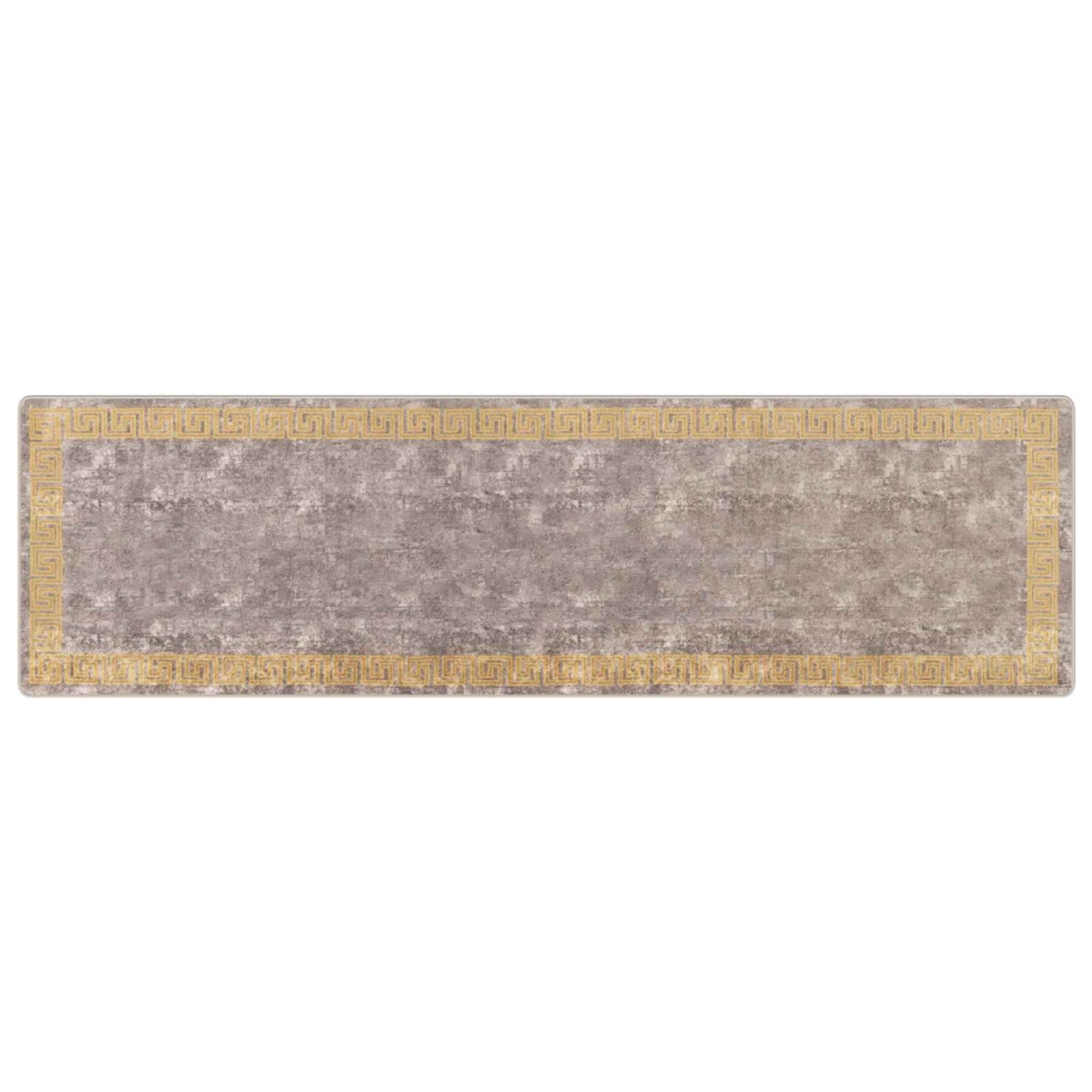 vidaXL Χαλί Runner MARSA Γκρι 100 x 350 εκ. Πολυέστερ και PVC