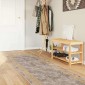 vidaXL Χαλί Runner MARSA Γκρι 100 x 400 cm Πολυέστερ και PVC