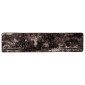 vidaXL Χαλί Runner MARSA Μαύρο 50 x 100 cm Πολυέστερ και PVC