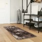vidaXL Χαλί Runner MARSA Μαύρο 50 x 200 εκ. Πολυέστερ και PVC