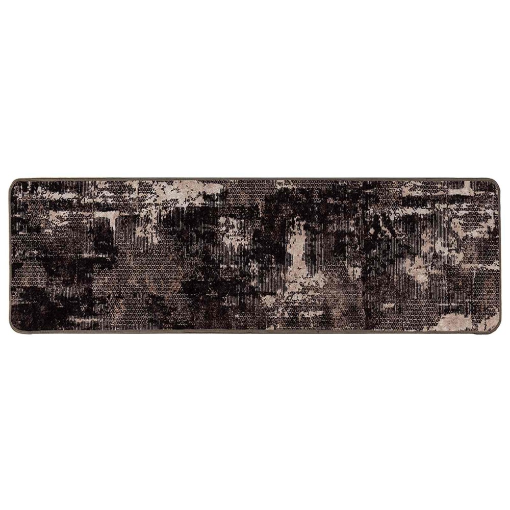vidaXL Χαλί Runner MARSA Μαύρο 50 x 450 εκ. Πολυέστερ και PVC