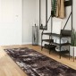 vidaXL Χαλί Runner MARSA Μαύρο 80 x 450 εκ. Πολυέστερ και PVC