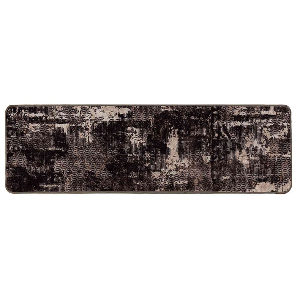 vidaXL Χαλί Runner MARSA Μαύρο 100 x 300 cm Πολυέστερ και PVC