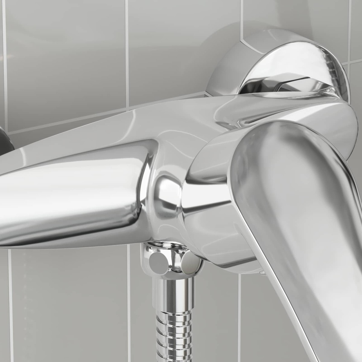 vidaXL Μίξερ ντους Με επίστρωση χρωμίου G 1 / 2 ίντσες
