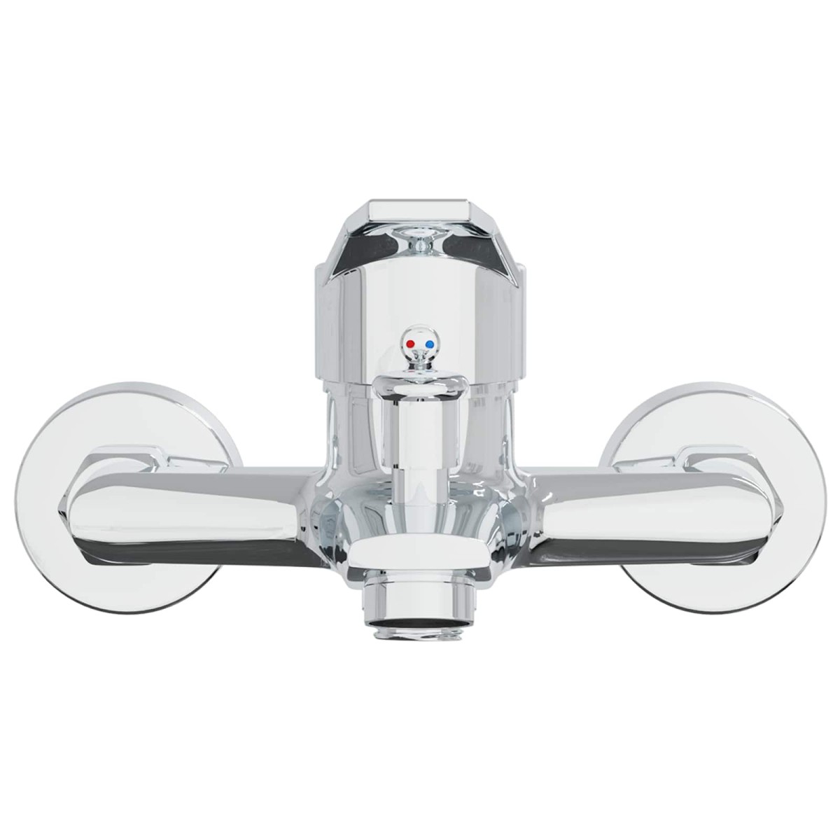 vidaXL Μίξερ ντους Με επίστρωση χρωμίου G 1 / 2 ίντσες