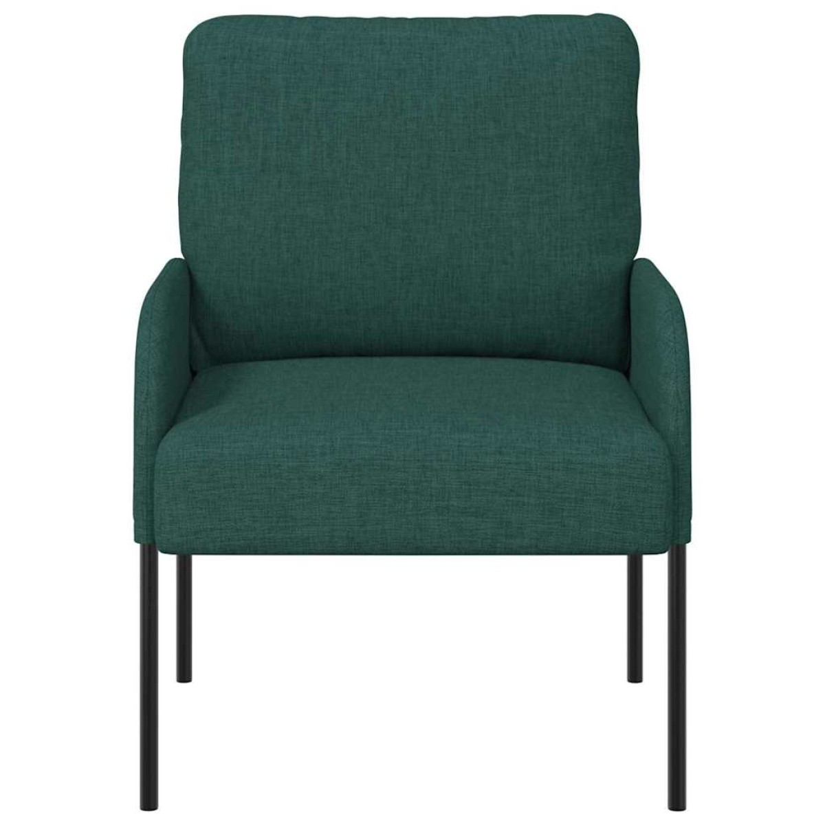 vidaXL Καναπέδες με μαξιλάρι 55cm Σκούρο Πράσινο Κόντρα πλακέ