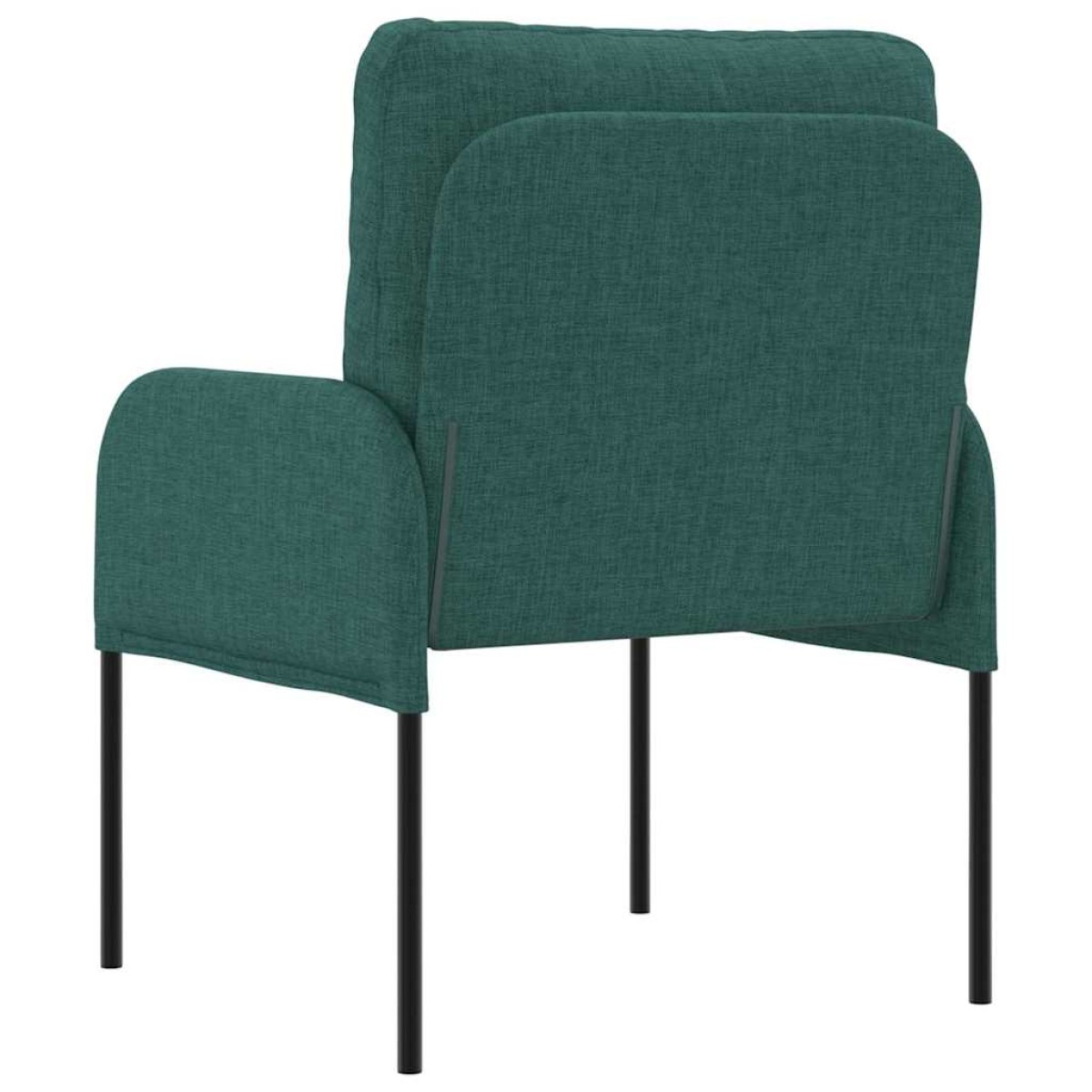 vidaXL Καναπέδες με μαξιλάρι 55cm Σκούρο Πράσινο Κόντρα πλακέ