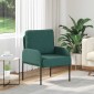 vidaXL Καναπέδες με μαξιλάρι 55cm Σκούρο Πράσινο Κόντρα πλακέ