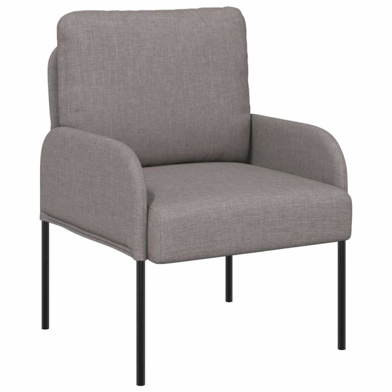 vidaXL Καναπέδες με μαξιλάρι 55cm Taupe Κόντρα πλακέ