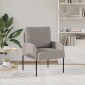 vidaXL Καναπέδες με μαξιλάρι 55cm Taupe Κόντρα πλακέ