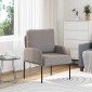 vidaXL Καναπέδες με μαξιλάρι 55cm Taupe Κόντρα πλακέ