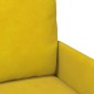 vidaXL Καναπέδες με μαξιλάρι 55cm Κίτρινο Κόντρα πλακέ