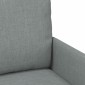 vidaXL Καναπέδες με μαξιλάρι 110cm Ανοιχτό γκρι Κόντρα πλακέ