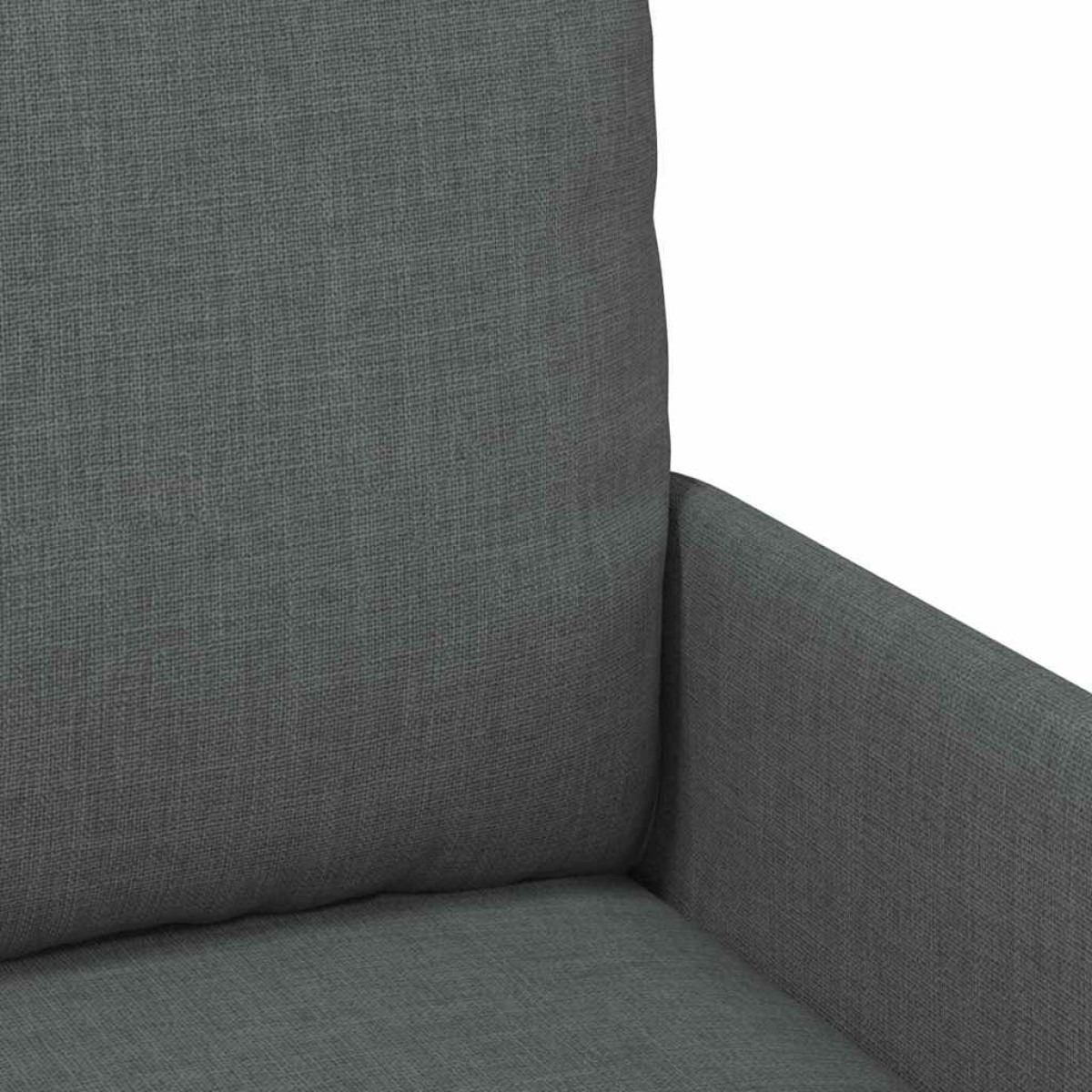 vidaXL Καναπέδες με μαξιλάρι 110cm Σκούρο Γκρι Κόντρα πλακέ