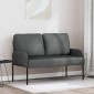 vidaXL Καναπέδες με μαξιλάρι 110cm Σκούρο Γκρι Κόντρα πλακέ