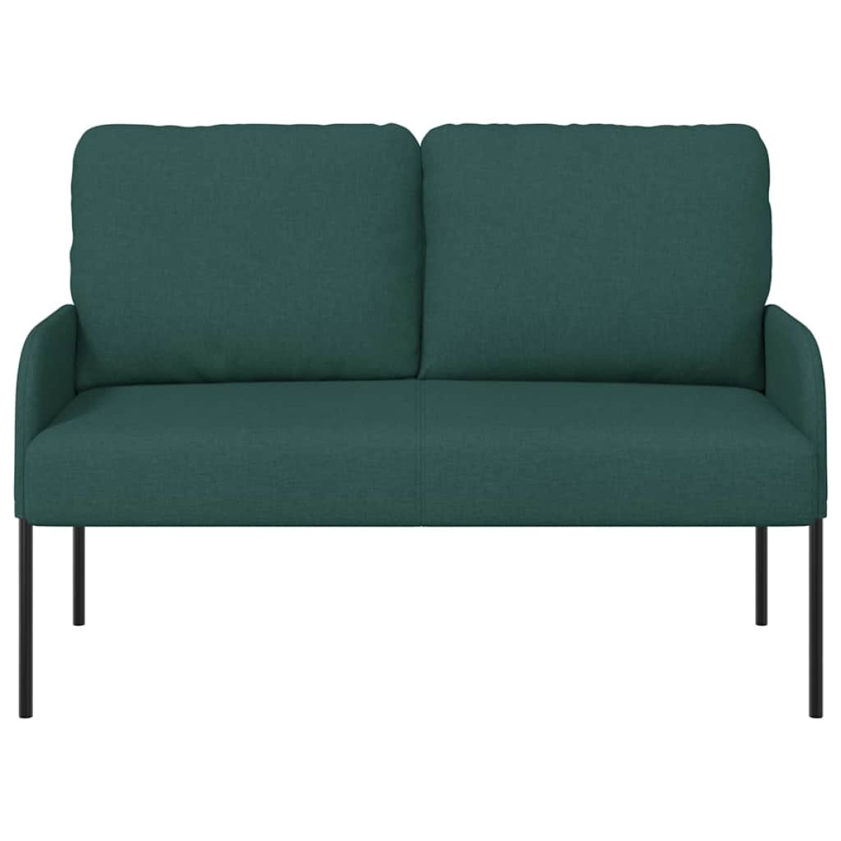 vidaXL Καναπέδες με μαξιλάρι 110cm Σκούρο Πράσινο Κόντρα πλακέ