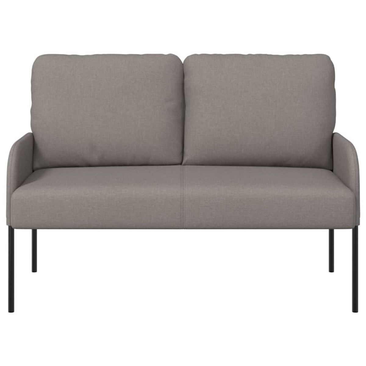 vidaXL Καναπέδες με μαξιλάρι 110cm Taupe Κόντρα πλακέ