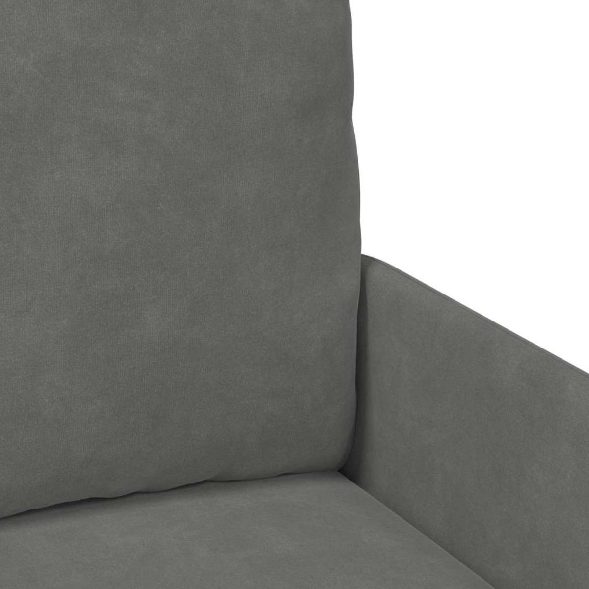 vidaXL Καναπέδες με μαξιλάρι 110cm Σκούρο Γκρι Κόντρα πλακέ