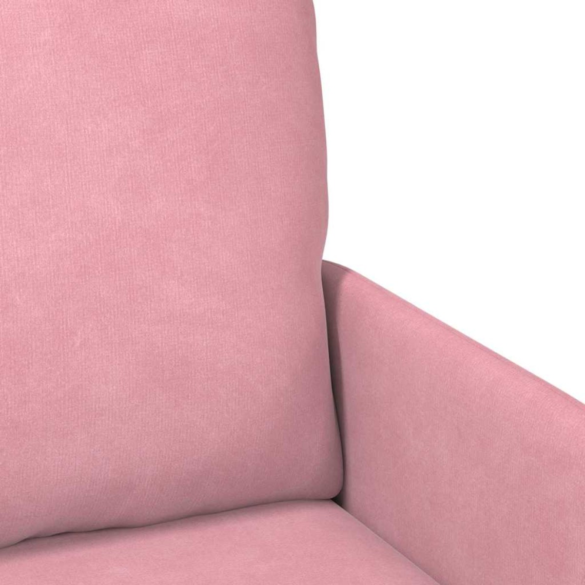 vidaXL Καναπέδες με μαξιλάρι 110cm Ροζ Κόντρα πλακέ