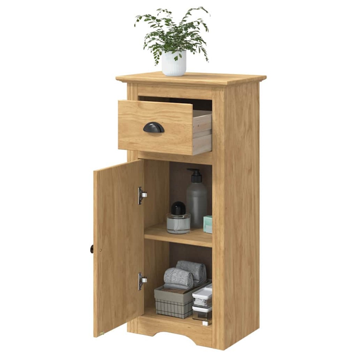 vidaXL Ντουλάπι Μπάνιου BODO Μέλι Καφέ 44 x 30 x 90 εκ