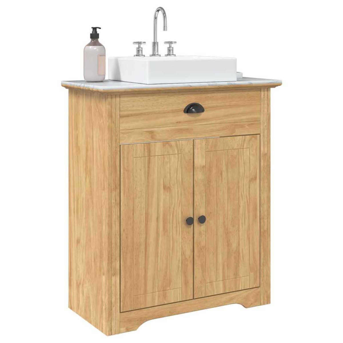 vidaXL Ντουλάπι Μπάνιου BODO Μέλι Καφέ 70 x 35 x 80 εκ.