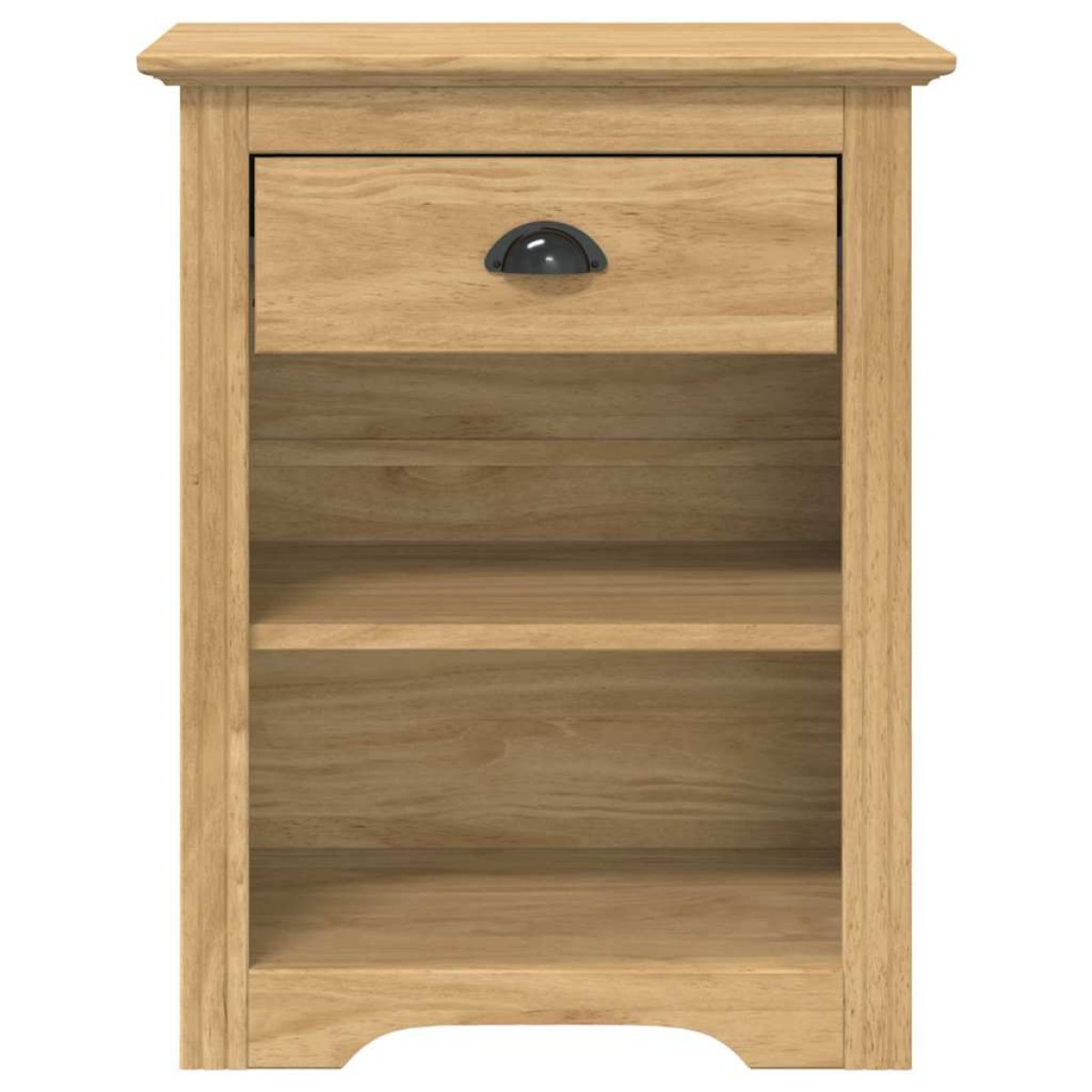 vidaXL Κομοδίνο BODO Μέλι Καφέ 53 x 38,5 x 67 εκ Επεξεργασμένο Ξύλο