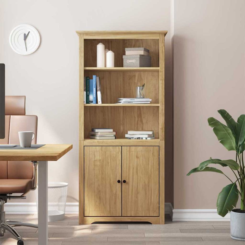 vidaXL Βιβλιοθήκη BODO 3 επίπεδα 82 x 40 x 173 εκ. Επεξεργασμένο Ξύλο