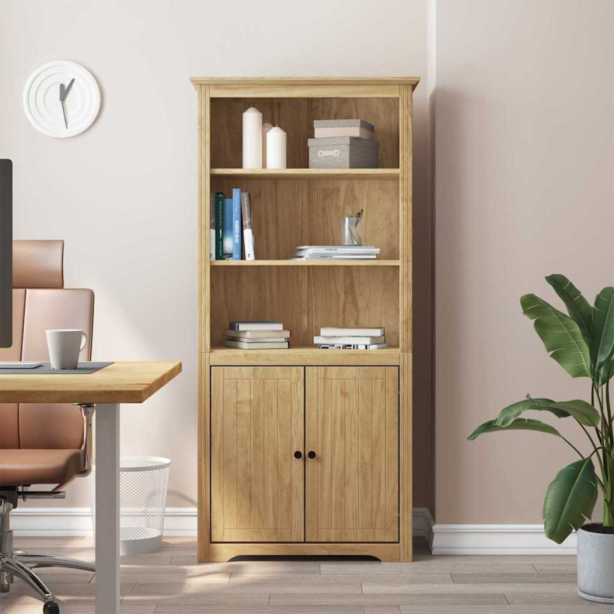 vidaXL Βιβλιοθήκη BODO 3 επίπεδα 82 x 40 x 173 εκ. Επεξεργασμένο Ξύλο