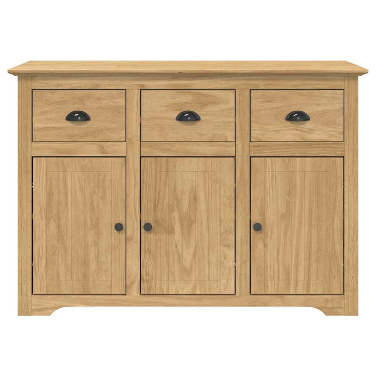 vidaXL Πλαϊνό γραφείο BODO Μέλι Καφέ 115,5 x 44 x 80 εκ