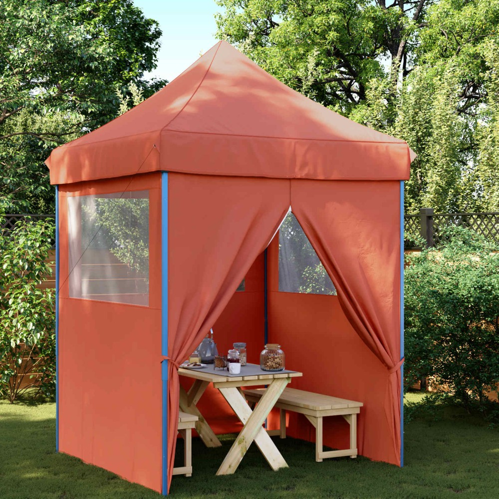 vidaXL Σκηνή Πάρτυ 200 x 200 x 306 εκ. Τερακότα Ύφασμα Όξφορντ