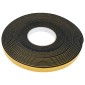 vidaXL Αυτοκόλλητη ταινία αφρού 5 τμχ. Μαύρο 20mm x 10m Χ foam CR
