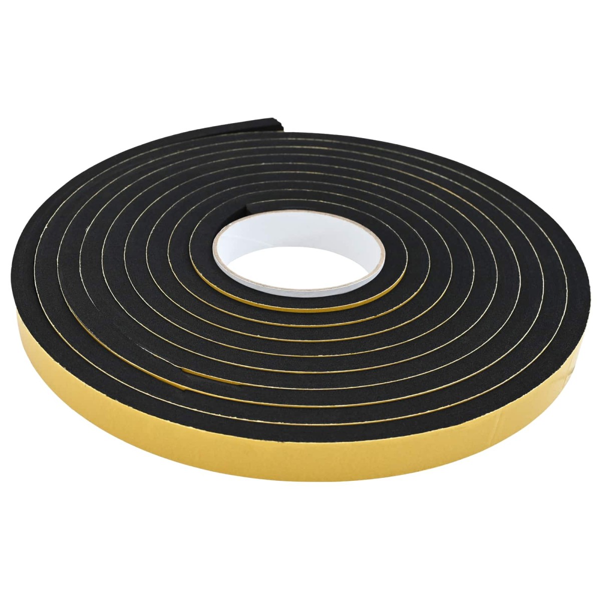 vidaXL Αυτοκόλλητη ταινία αφρού 4 τμχ. Μαύρο 20mm x 5m Χ foam CR