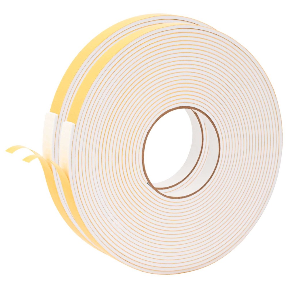 vidaXL Αυτοκόλλητη ταινία αφρού 2 τμχ. Λευκό 15mm x 10m Χ foam CR