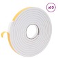 vidaXL Αυτοκόλλητη ταινία αφρού 10 τμχ. Λευκό 15mm x 5m Χ foam CR