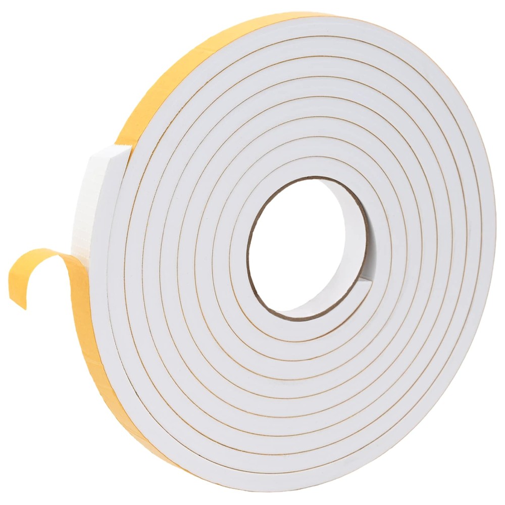 vidaXL Αυτοκόλλητη ταινία αφρού 10 pcs Λευκό 20mm x 5m Χ foam CR