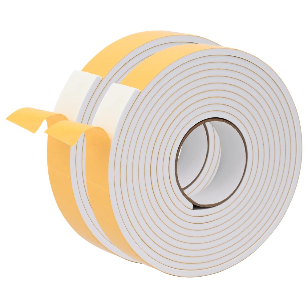 vidaXL Αυτοκόλλητη ταινία αφρού 2 pcs Λευκό 40mm x 5m Χ foam CR