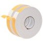 vidaXL Αυτοκόλλητη ταινία αφρού 2 τμχ. Λευκό 40mm x 5m Χ foam CR